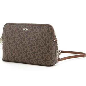 DKNY Monogram Print Shoulder Bag